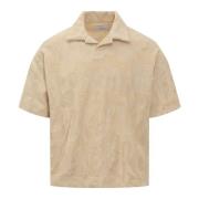 Bonsai Polo Shirts Beige, Herr