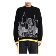 Off White Knitwear Black, Herr