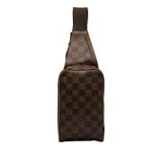 Louis Vuitton Vintage Pre-owned Canvas axelremsvskor Brown, Dam