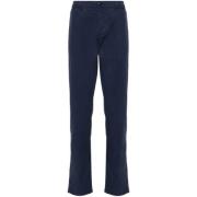 Canali Slim-fit Trousers Blue, Herr