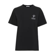 Chloé T-Shirts Black, Dam