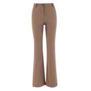Pinko Wide Trousers Brown, Dam