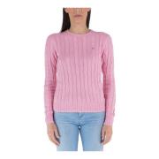 Ralph Lauren Round-neck Knitwear Pink, Dam