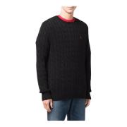 Ralph Lauren Crew Neck Sweater Black, Herr