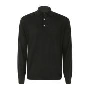 Filippo De Laurentiis Polo Shirts Black, Herr