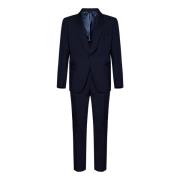 Low Brand Single Breasted Suits Blue, Herr