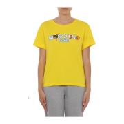 Moschino Gula T-shirts och Polos Yellow, Dam