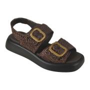 Tod's Flat Sandals Brown, Dam