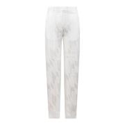 The Attico Slim-fit Trousers White, Dam