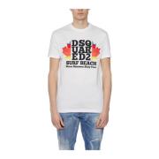 Dsquared2 T-Shirts White, Herr