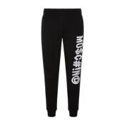 Moschino Sweatpants Black, Herr