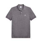 Brooks Brothers Slim Fit Stretch Supima Polotröja Gray, Herr