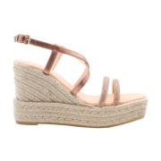 Maypol Stiliga Wedge Sandaler för Modemedvetna Kvinnor Pink, Dam