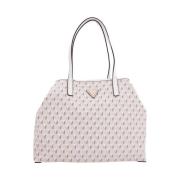 Guess Tote Bags White, Dam