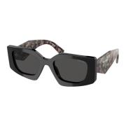 Prada Black/Dark Grey Sunglasses Black, Dam