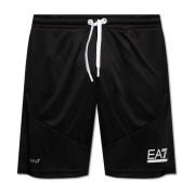 Emporio Armani EA7 Shorts med logotyp Black, Herr