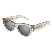 Saint Laurent Beige/Silver Sunglasses SL 577 Beige, Dam