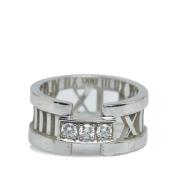 Tiffany & Co. Pre-owned Pre-owned Vitt guld ringar Gray, Dam