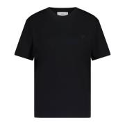 Ami Paris Logotyp Broderad T-shirt Black, Herr