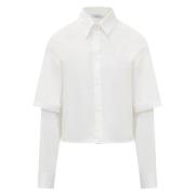 Off White Blouses Shirts White, Dam