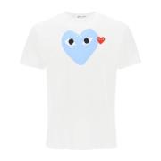 Comme des Garçons Play T-Shirts White, Herr