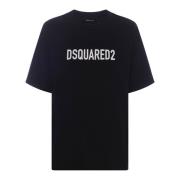 Dsquared2 T-Shirts Black, Dam