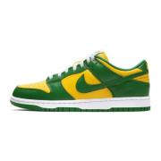 Nike Brasil Sneaker Grön Gul Läder Multicolor, Herr