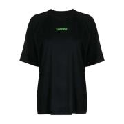 Ganni T-Shirts Black, Dam