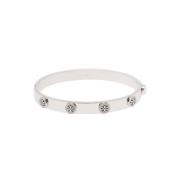 Tory Burch Grå Miller Stud Pave Armband Gray, Dam