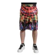 Dolce & Gabbana Long Shorts Multicolor, Herr