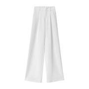 Hinnominate Wide Trousers White, Dam