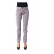 Byblos Slim-fit Trousers Gray, Dam
