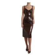 Dolce & Gabbana Midi Dresses Brown, Dam