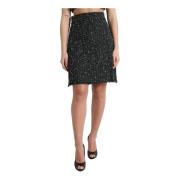 Dolce & Gabbana Midi Skirts Black, Dam