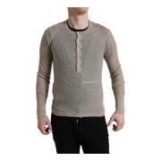 Dolce & Gabbana Round-neck Knitwear Beige, Herr