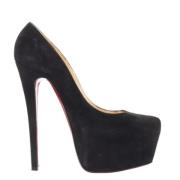 Christian Louboutin Pre-owned Pre-owned Mocka klackskor Black, Dam