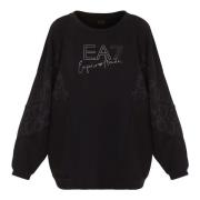 Emporio Armani EA7 Sweatshirts Black, Dam