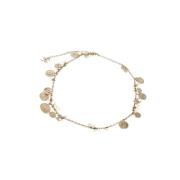 Chanel Vintage Pre-owned Tyg halsband Gray, Dam