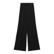 Hinnominate Wide Trousers Black, Dam