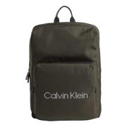 Calvin Klein Backpacks Green, Unisex