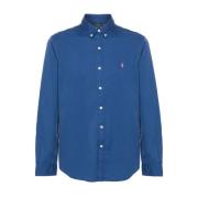 Polo Ralph Lauren Blå Långärmad Sportskjorta Blue, Herr