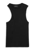 Axel Arigato Skopa Asymmetrisk Tank Top Black, Dam