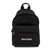 Palm Angels Ryggsäck med logotyp Black, Dam