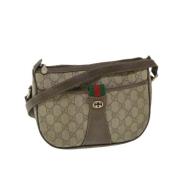 Gucci Vintage Pre-owned Canvas gucci-vskor Beige, Dam