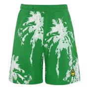 Barrow Fleece Bermuda Shorts med 3D Print Green, Herr