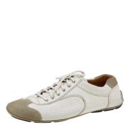 Prada Vintage Pre-owned Laeder sneakers White, Dam