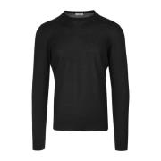 Fedeli Round-neck Knitwear Black, Herr