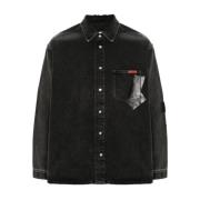 Martine Rose Casual Shirts Black, Herr