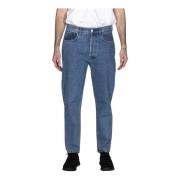 Amish Slim-fit Jeans Blue, Herr