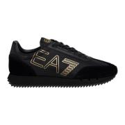 Emporio Armani EA7 Vintage Sneakers Black, Herr